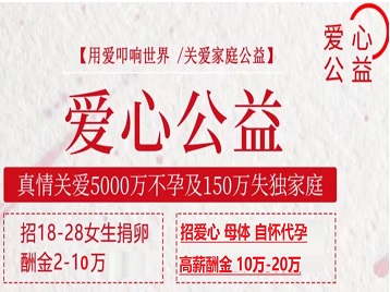 涿鹿捐卵助孕生子 爱心志愿者招募